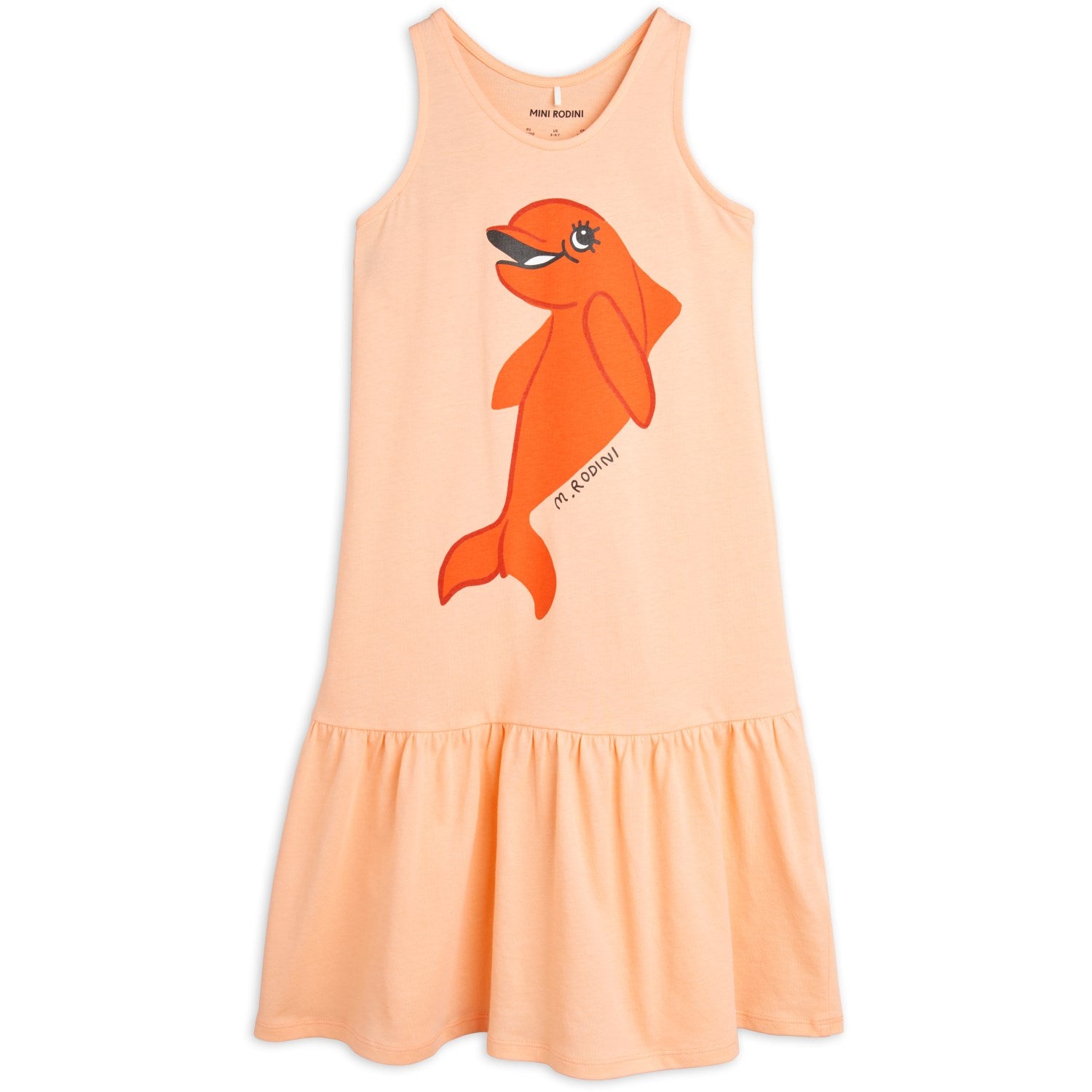 Pink Dolphin Tank Kjole Str 116 122 Cm Fra Mini Rodini - 7332754654547