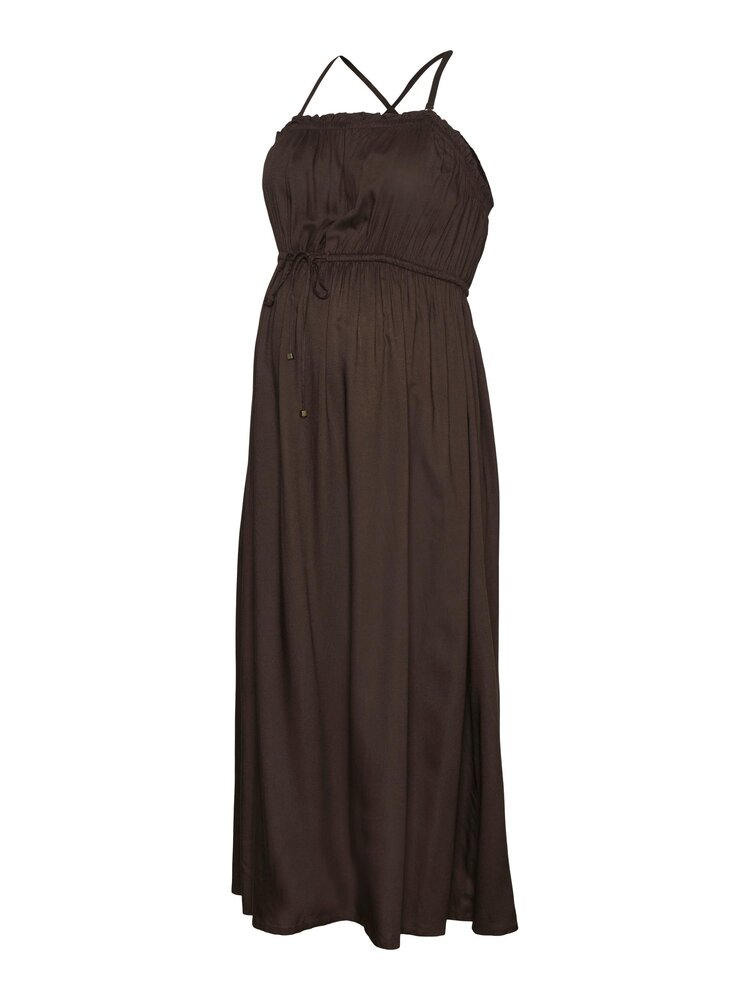 Elva Kjole Seal Brown M Fra Mamalicious - 5715369018850