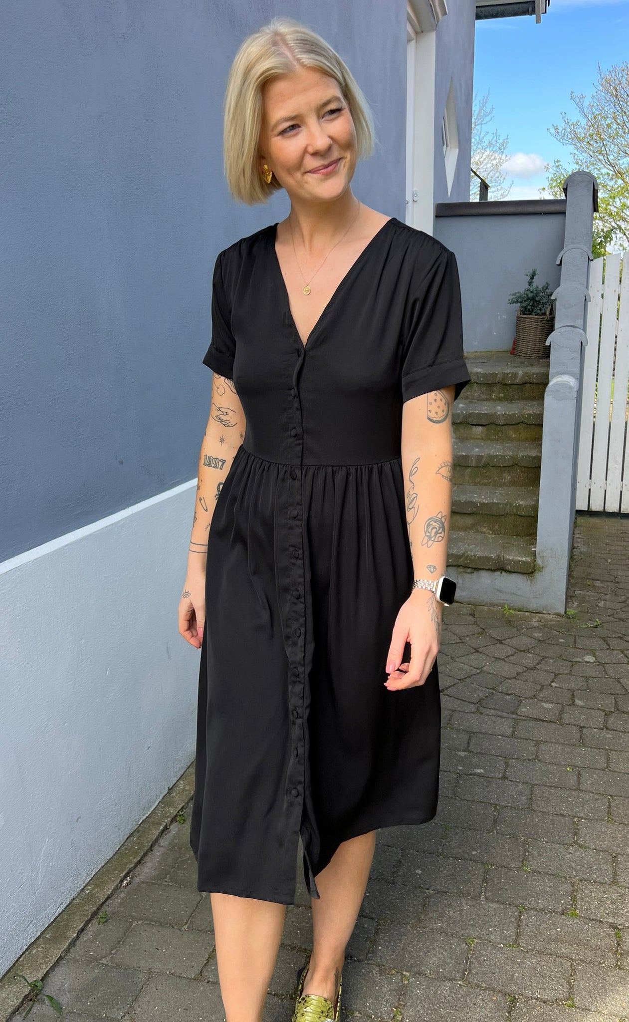 Kjole Anna Black Fra Mulieres - 5738539045876