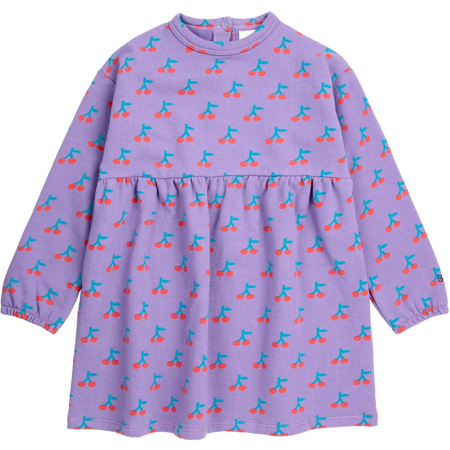 Purple Cherry All Over Kjole Str 9 Mdr Fra Bobo Choses - 8445782234656