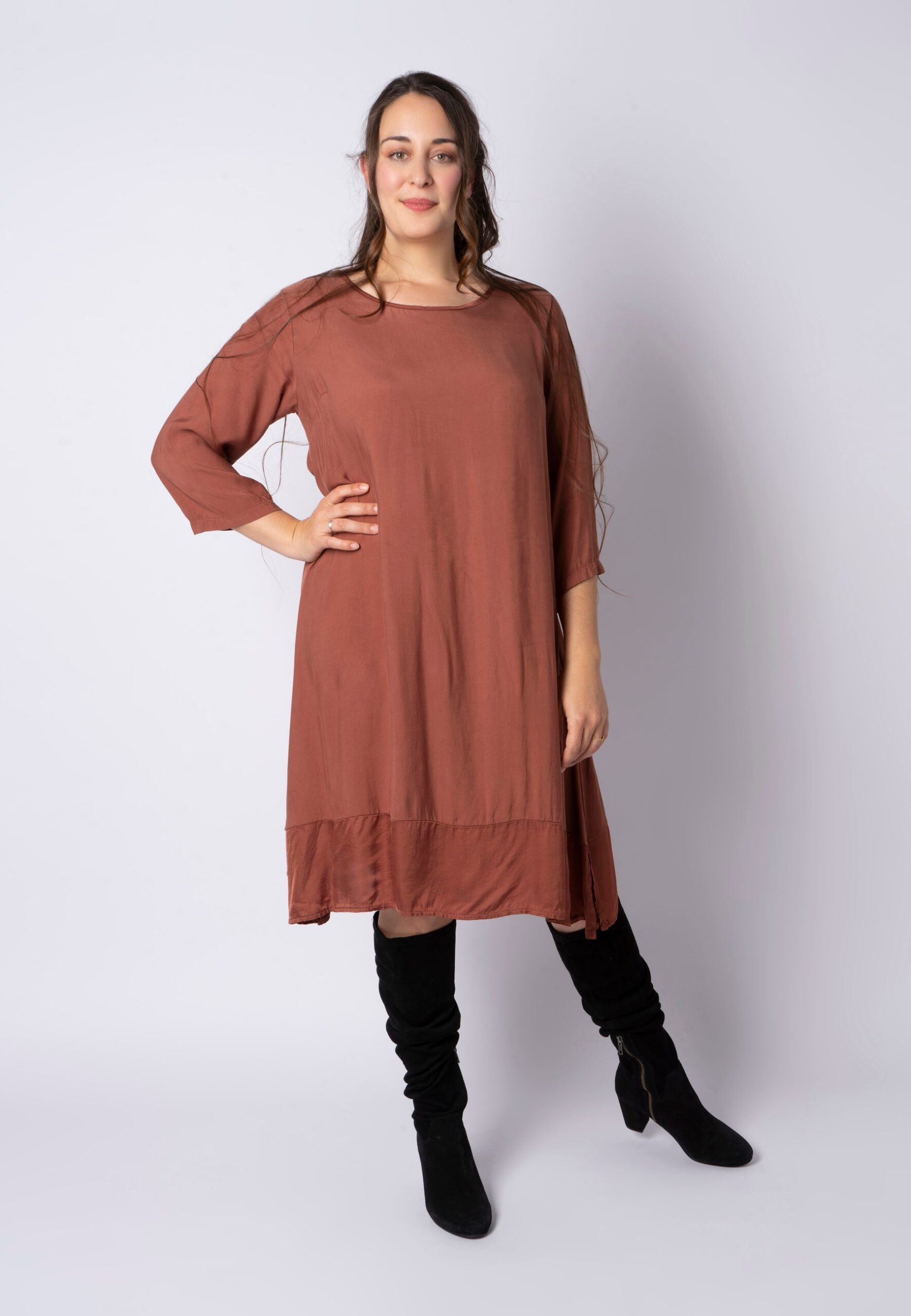 Kjole Pnsasa Tea Bordeaux Red Xs 36 38 Fra Pont Neuf - 5715236630895