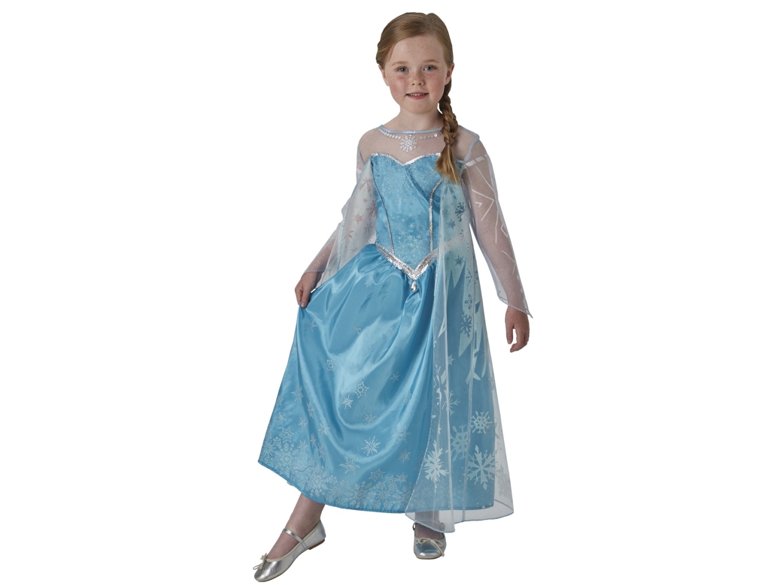 Disney Frost 2 Elsa Deluxe Kjole Udklædningstøj 3 9 år Str 116 M Fra Rubies - 883028389292