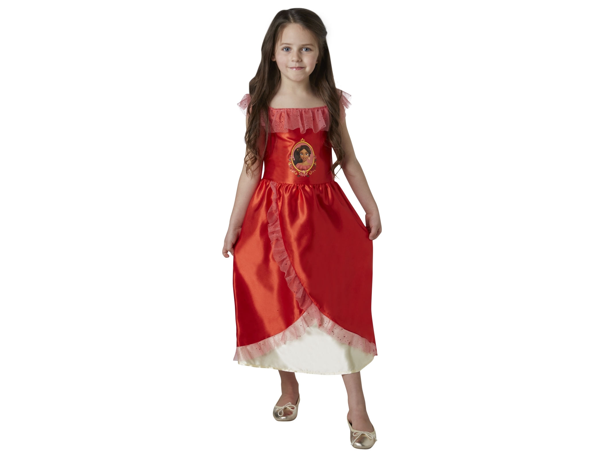Rubie&apos;&apos;s It630038 S Smart Kjole Barn Pige Magic Prinsesse Rød Hvid Fra Rubies - 883028168132