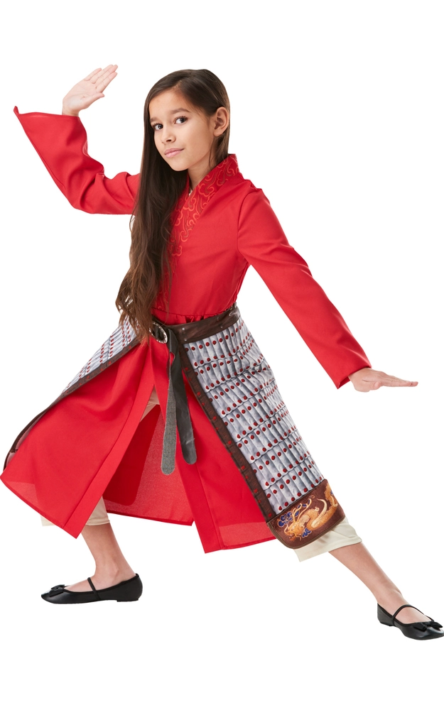 Mulan Kjole Str 5 6 år Fra Disney - 0883028419296