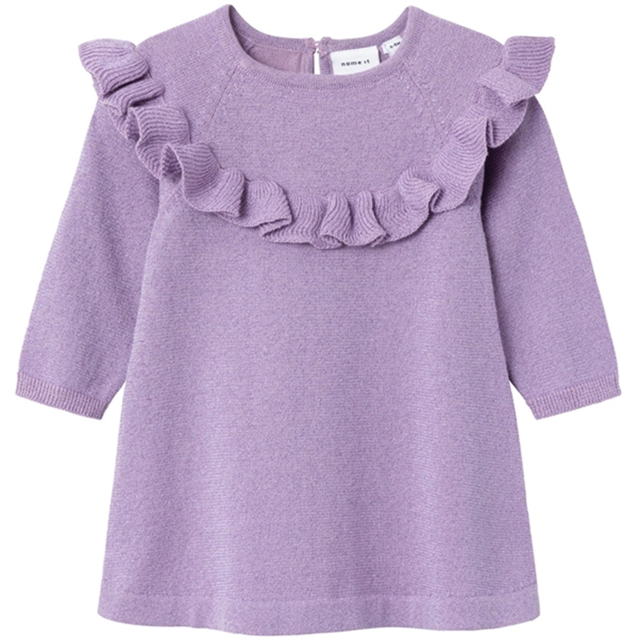 Name It Lavender Mist Resine Strik Kjole Str 56 Fra Name It - 5715506680322