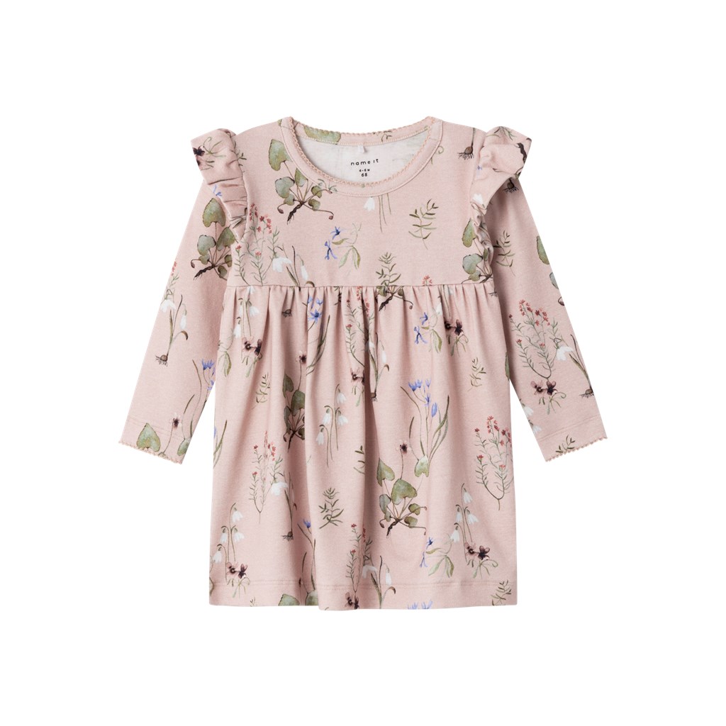 Name It Langærmet Kjole Bossa Sepia Rose Fra Name It - 5715507510697