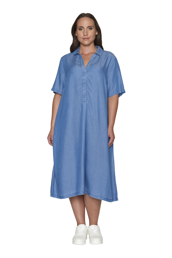 Kjole Denim Blå Fra Ciso - 5713242060620