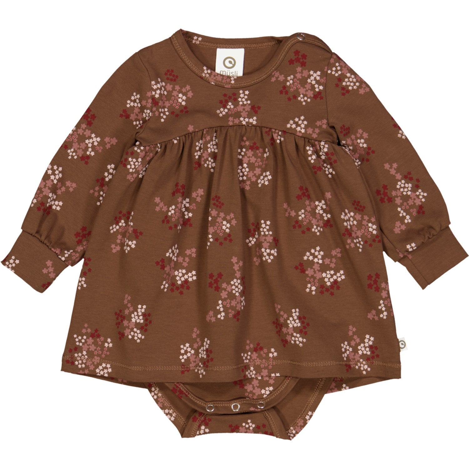 Bark Cabernet Nightingale Flora Kjole Body Str 74 Fra Müsli - 5714139591166