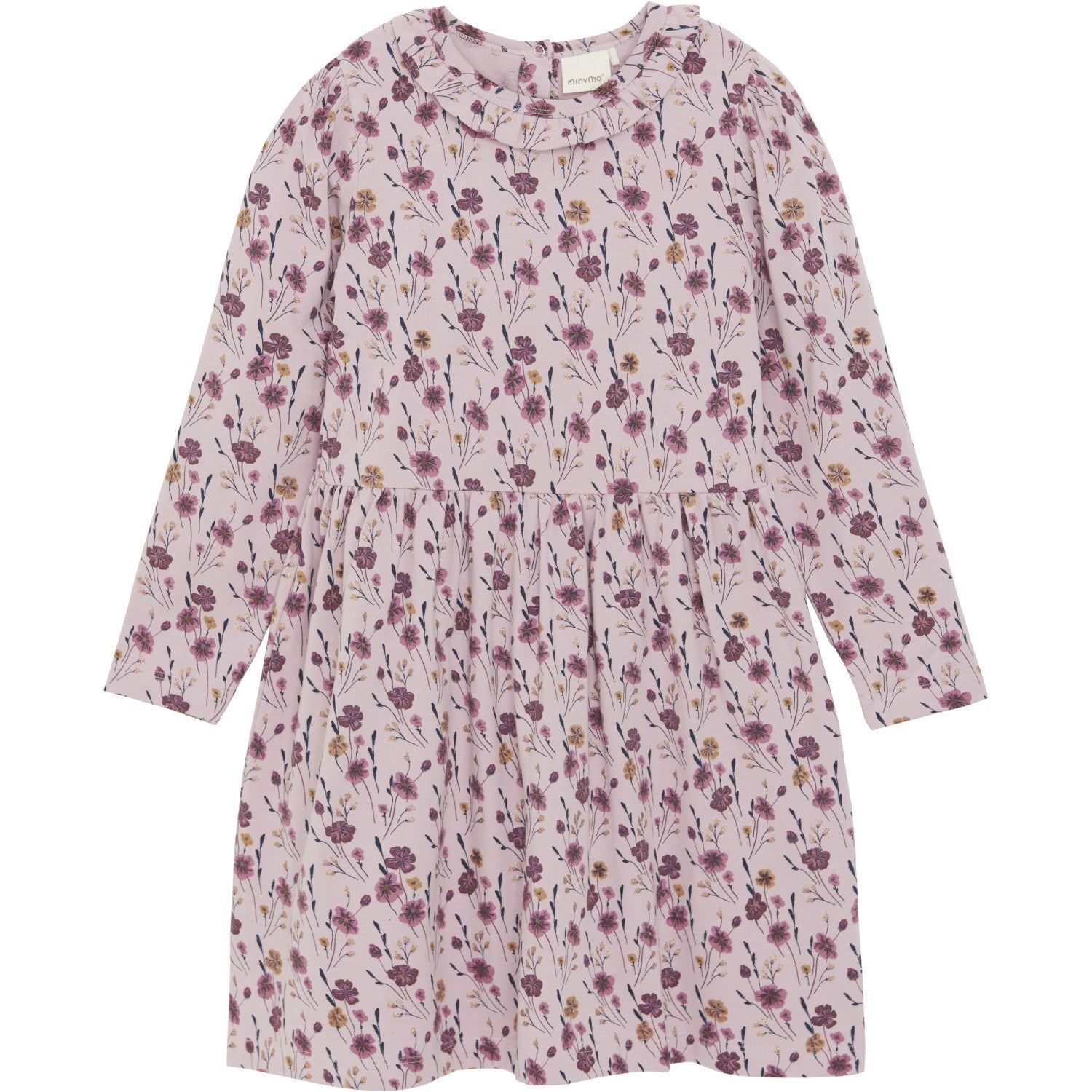 Dawn Pink Kjole Aop Str 98 Fra Minymo - 5714999628538