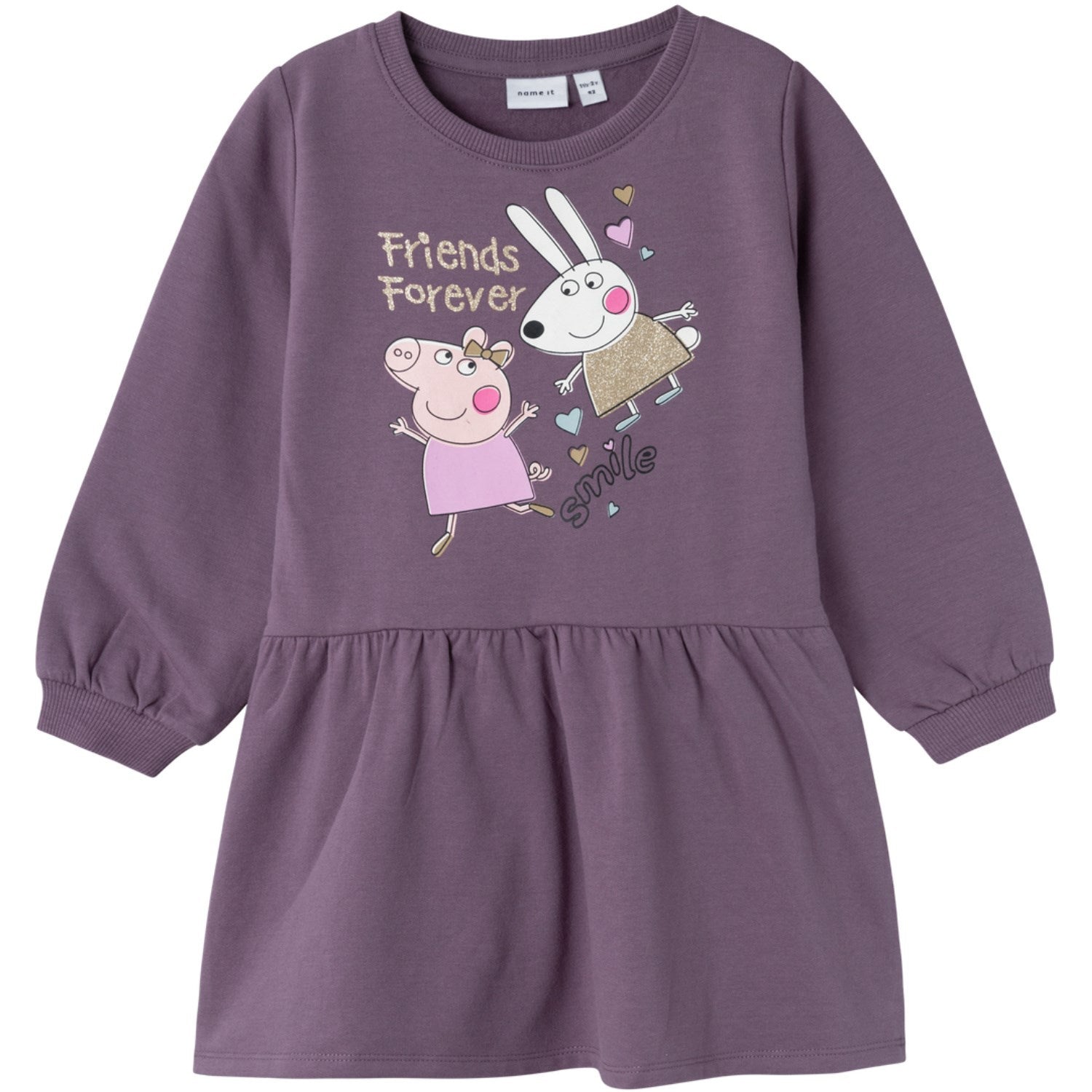 Arctic Dusk Amira Peppa Pig Sweat Kjole Str 110 Fra Name It - 5715601005334
