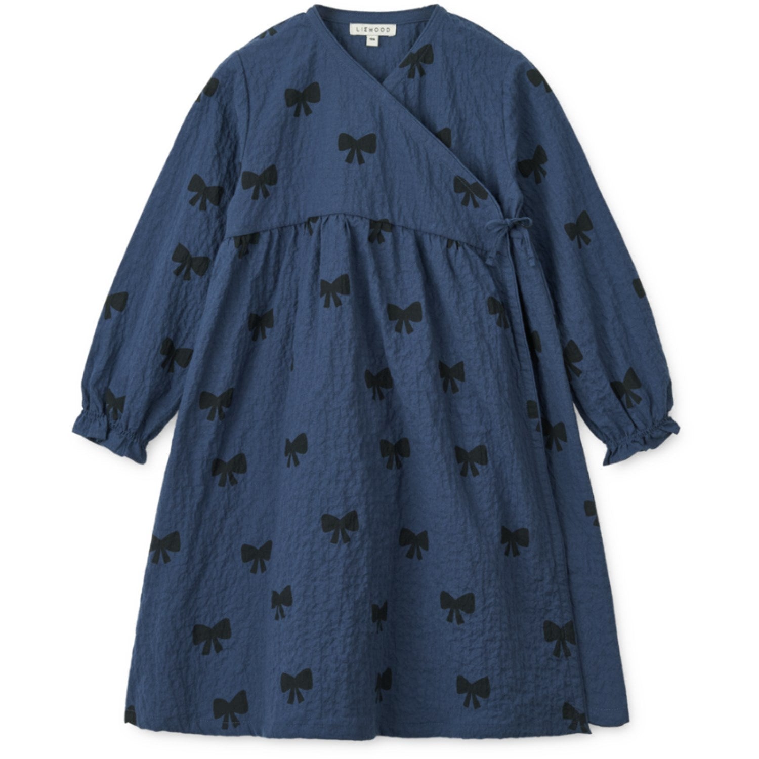 Bow Indigo Blue Cleo Printed Kjole Str 110 Fra Liewood - 5715493350901