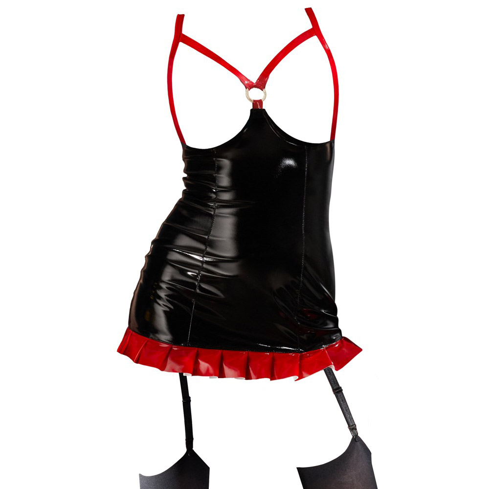 Intenza Lak Kjole Xl Fra Black Level - 4024144371143