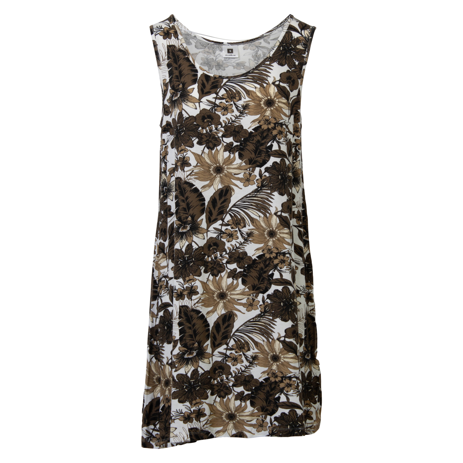 Dame Kjole I Bambus Army Beige M Fra Crossbow - 5757151022492