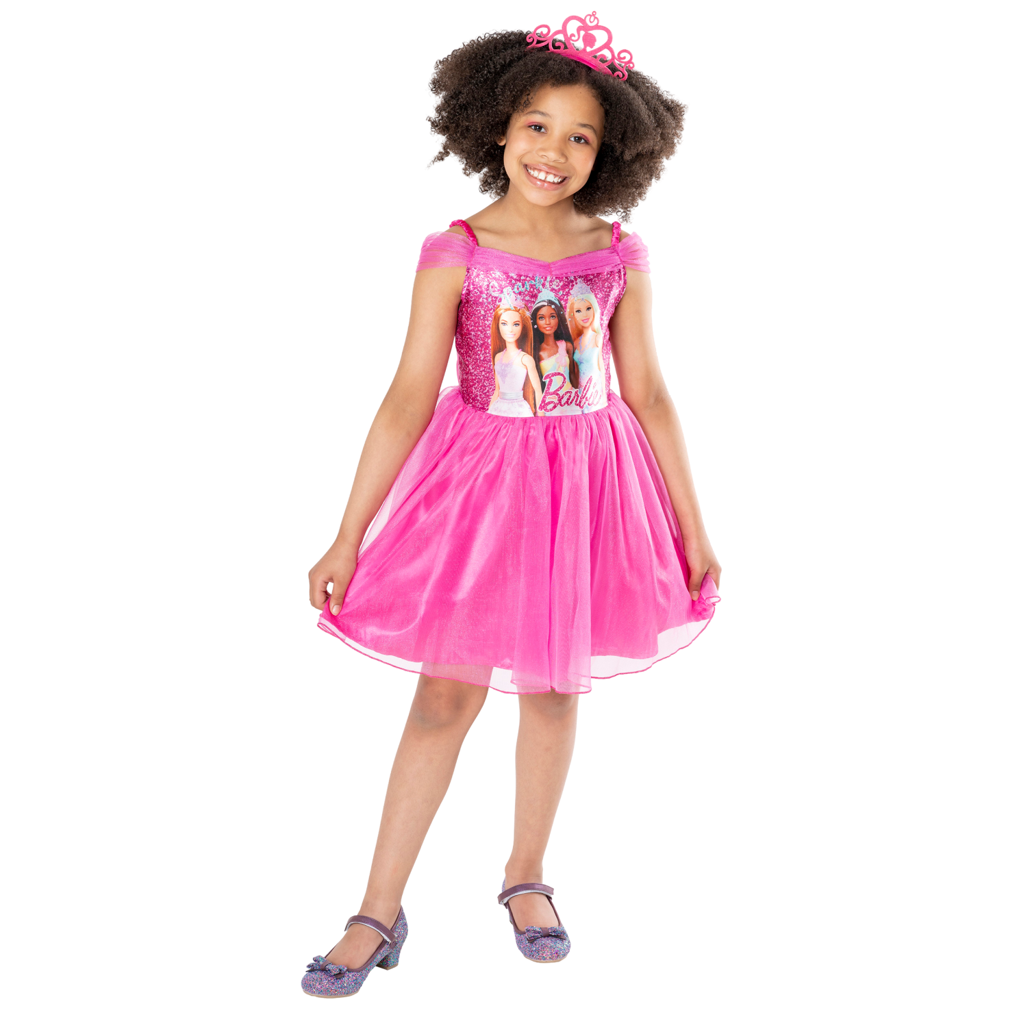 Prinsesse Pige Kjole Barbie 3 4y Fra Nn - 883028674152