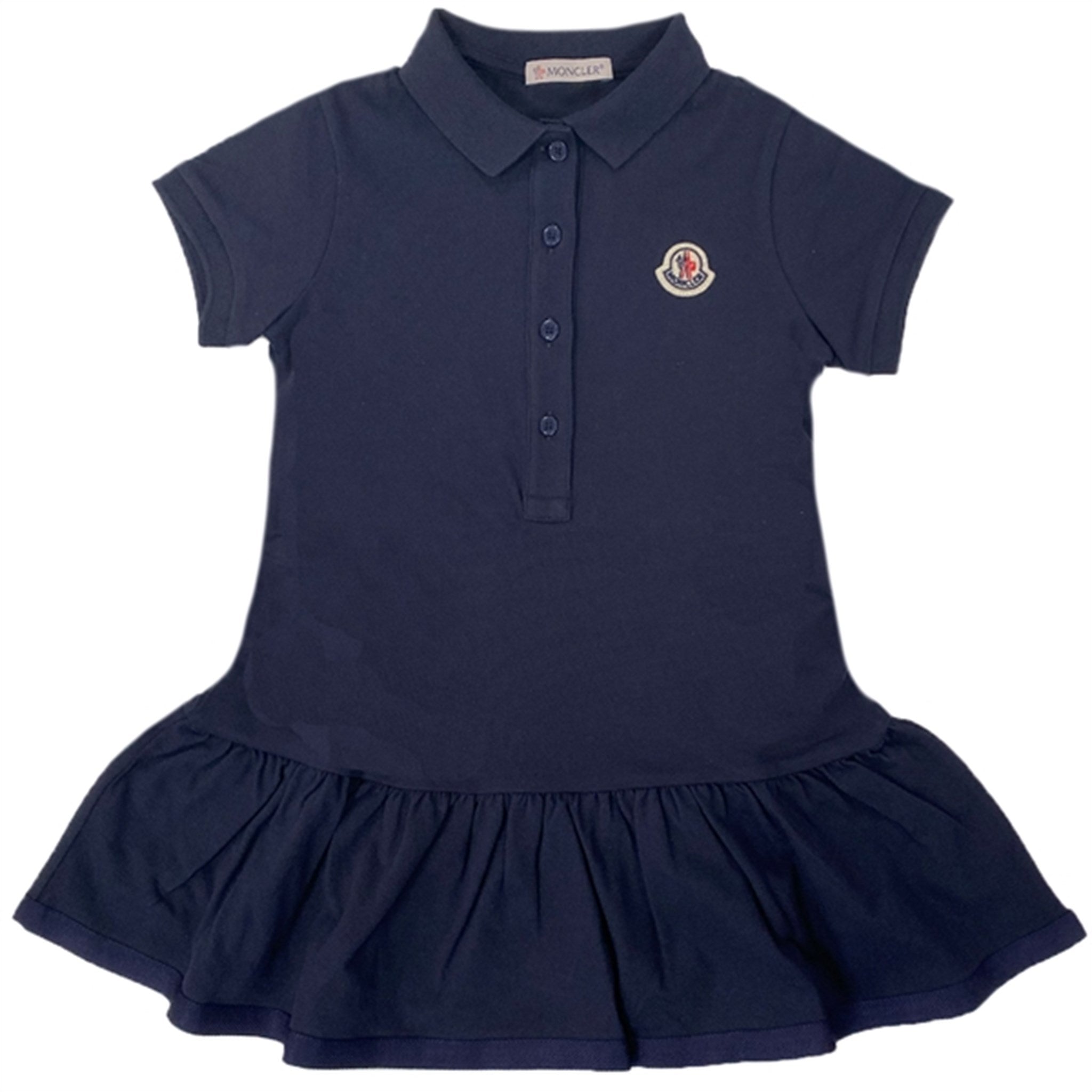Kjole Polo Navy Str 12 år Fra Moncler - 8057151509083
