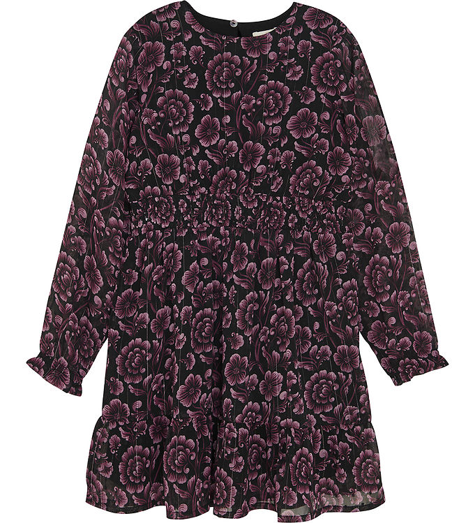 Kjole Flower Dot Black Fra Creamie - 5714999596561