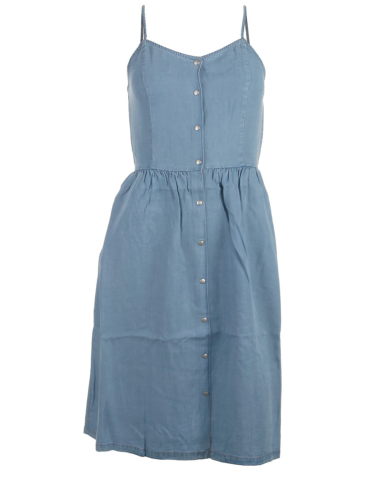 Calvin Klein Denim Kjole Light Denim 176 16år Fra Umame