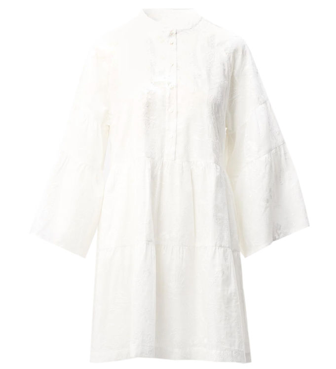 Kjole Delmar Magic Garden Embroidery White Fra Lala Berlin - 4057718330314