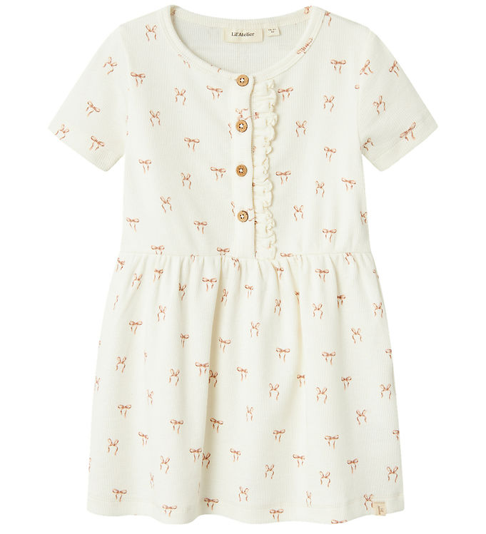 Kjole Nmfgavo Emi Coconut Milk Fra Lil Atelier - 5715613898788