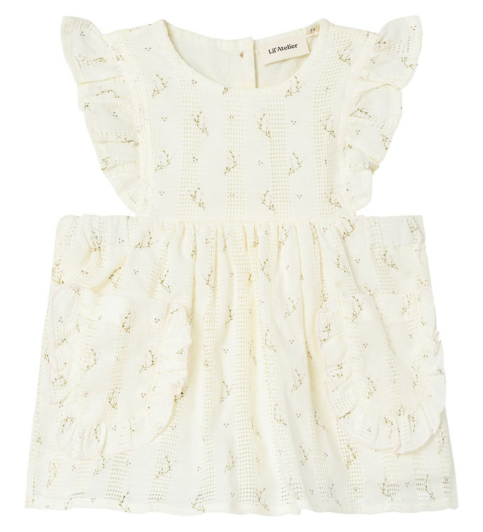 Kjole Nbfjinna Coconut Milk M Blomster Fra Lil Atelier - 5715511912777