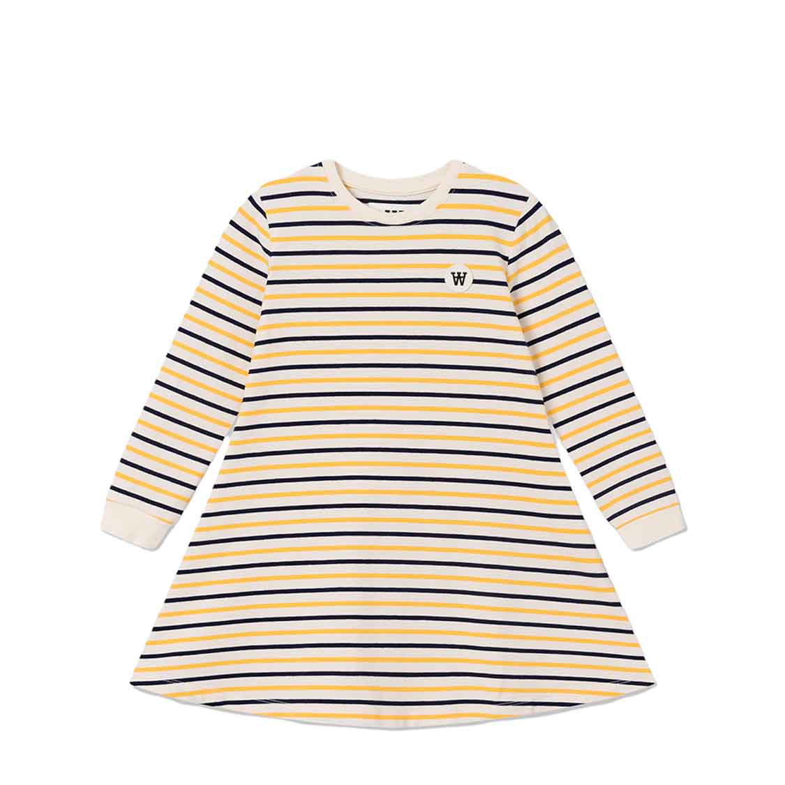 Wood Wood Kjole Aya Gule Striber Fra Double A By Wood Wood
