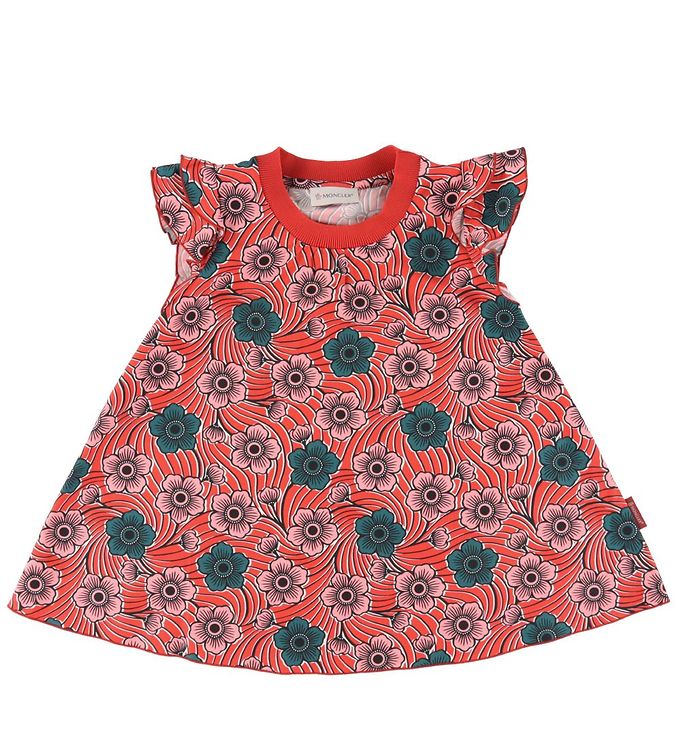 Kjole M Blomster Fra Moncler - 8053308579084
