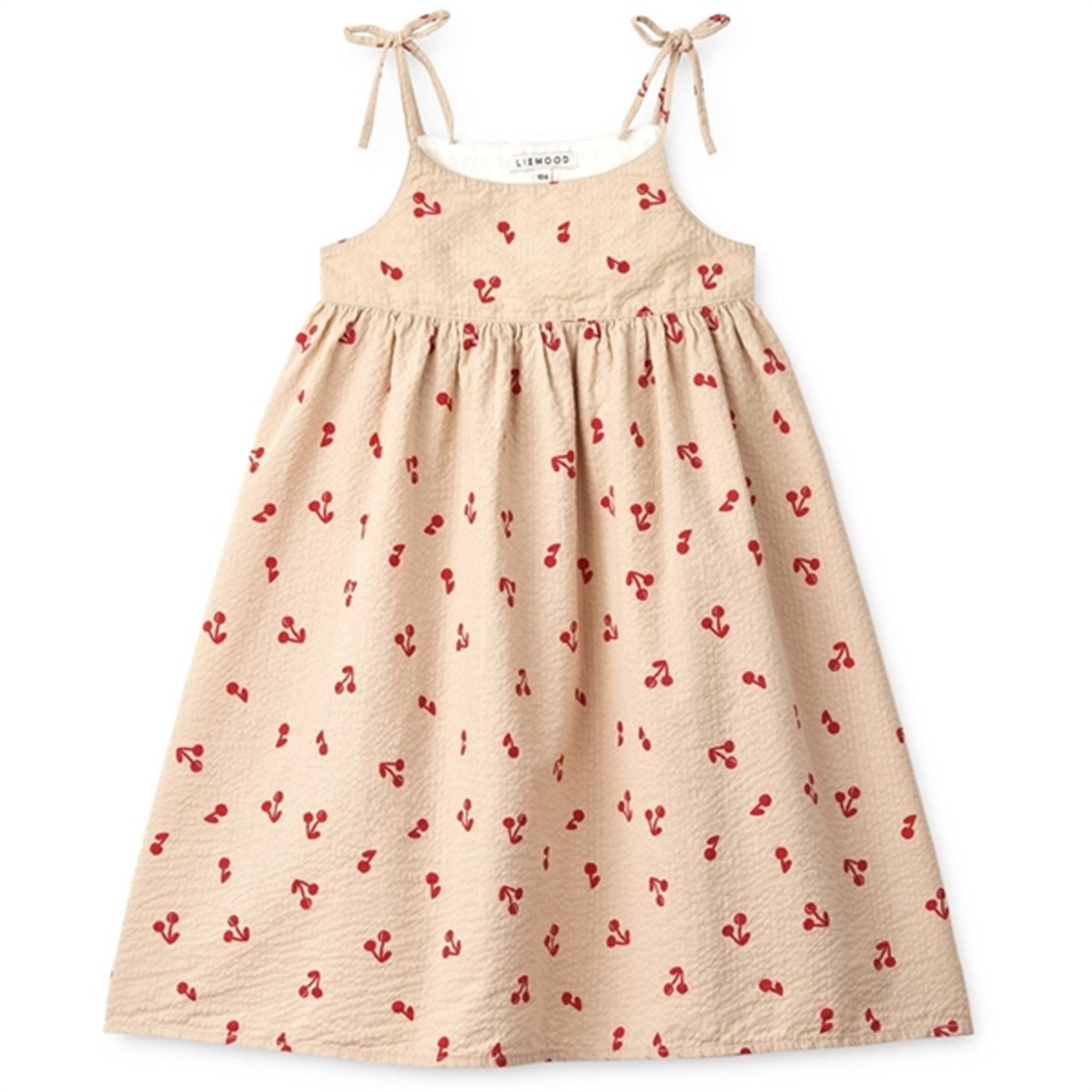 Liewood Cherries Apple Blossom Eli Printed Kjole Str 110 Fra Liewood - 5715493241117