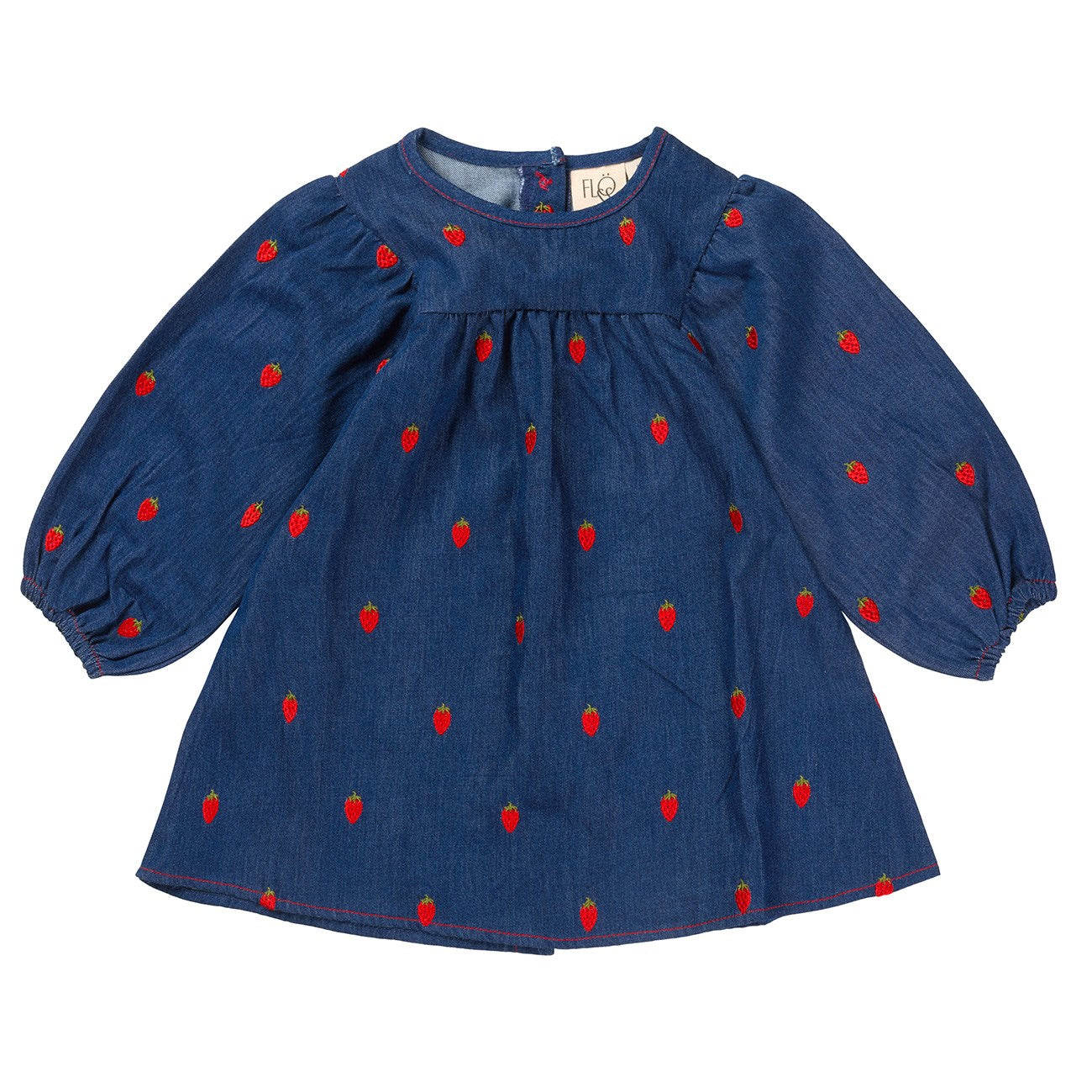 Berry Denim Colette Kjole Str 12 Mdr 80 Fra Flöss - 5744001107249