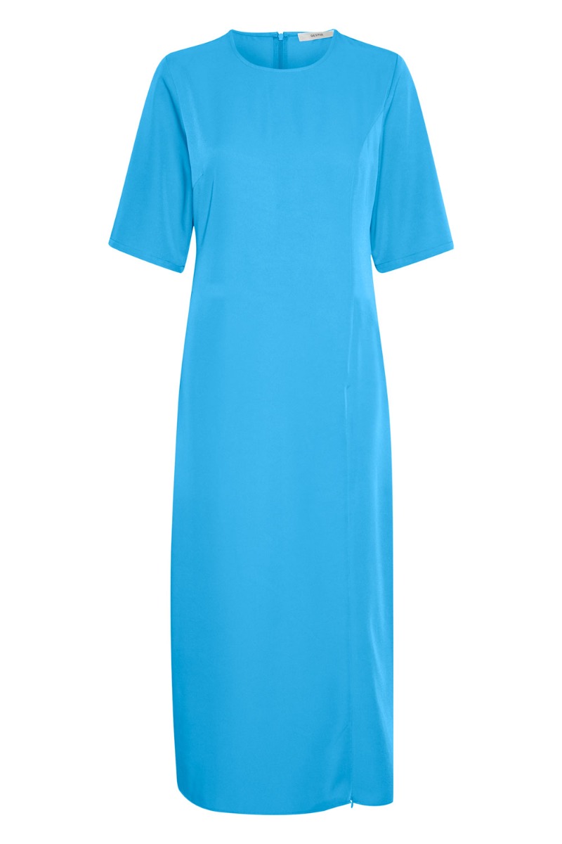 Kjole Melbagz Long Dress Malibu Blue Fra Gestuz - 5715296445668