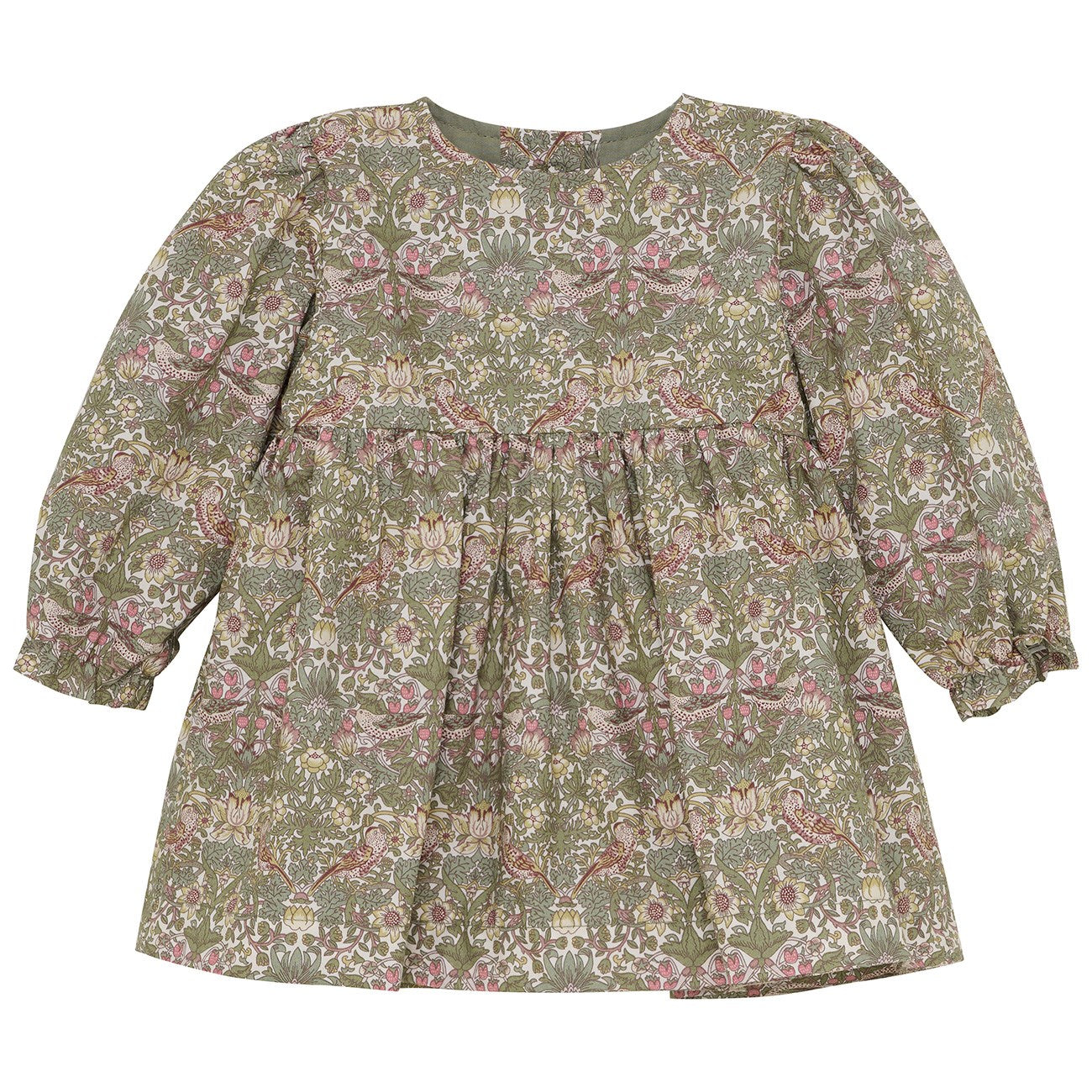 Deep Lichen Green Kjole Liberty Fabric Str 62 Fra Huttelihut - 5714999660606