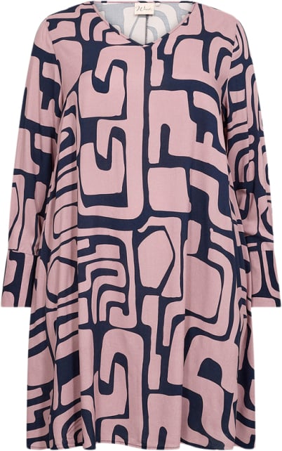 Curvy Wajessie 3 Kjole Rosa Fra Wasabiconcept - 5715494698866