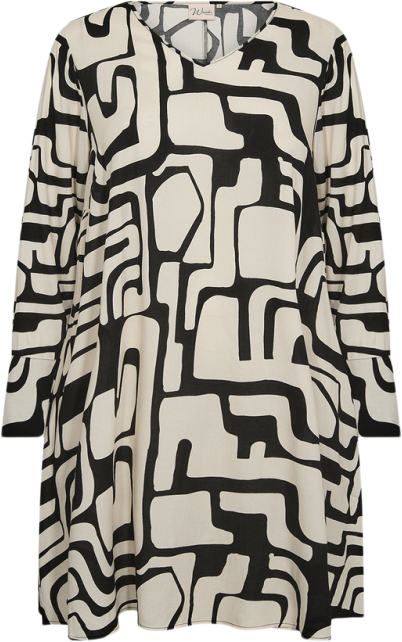 Curvy Wajessie 3 Kjole Sort Fra Wasabiconcept - 5715494698927